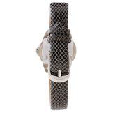 Folli Follie Gray Leather Dress Watch